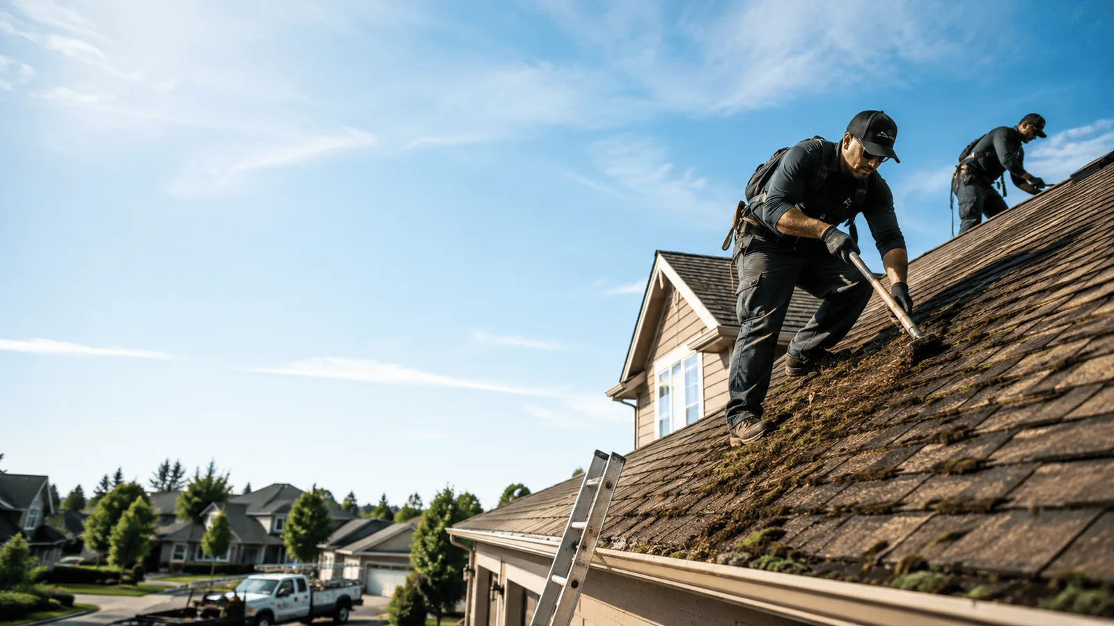 Roof Moss Removal in Cortland, NY near me